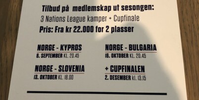 image: NFFs grådighet gjør VIP-billetter til Norge-Kypros dyrere enn United-Liverpool